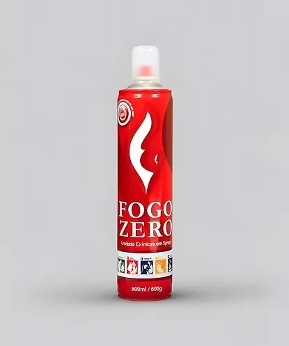 Extintor em spray Fogo Zero 600ml